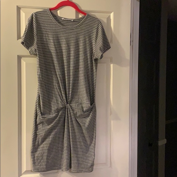 Audrey 3+1 Dresses & Skirts - Gray Cotton Dress